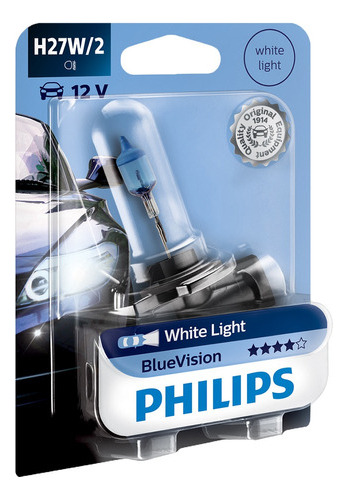 Ampolleta Blue Visión H27 De 12v Y 27w Philips