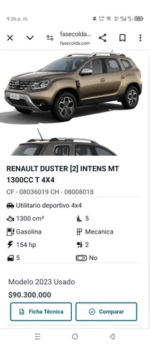 Renault Duster 1.3 Intense Mt 4x4