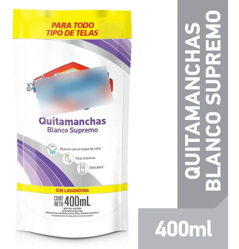 Ayudin Quitamanchas Ropa Blanca Liquido Doypack X 400 Ml