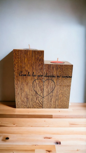 Juego De Porta Velas Decoracion Hogar Pvre1512r-c
