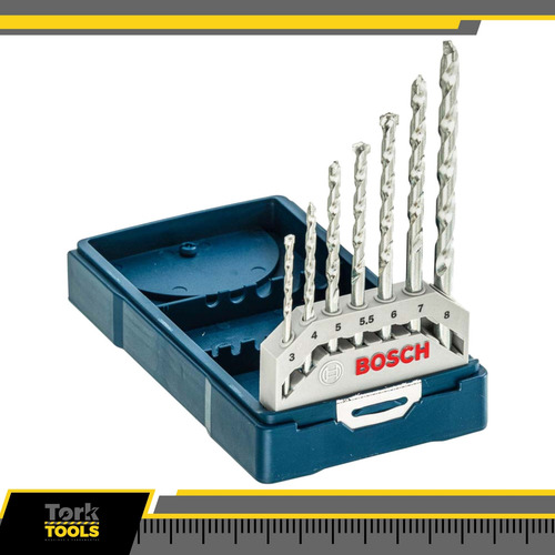 Kit Furadeira/paraf Impacto Gsb185-li 7 Brocas X-line Bosch