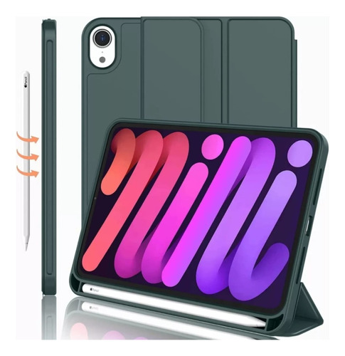 Smart Cover Con Portalápiz ( R) Compatible Con iPad Mini 6 