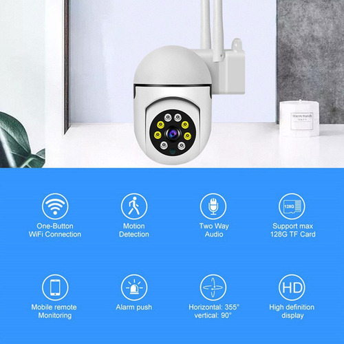 Yy Cámara De Seguridad Wifi Hd 2548x1536p Cámara Exterior