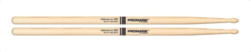 Palillos Promark Rebound 550 5a Punta Madera Rbh550tw Color Natural