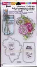 Stampendous Sello Corte Muere Hello Cumpleaño Mason Jar Flor