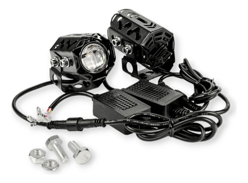 Neblineros Led Duo Color Mini Driving 12v/24v Auto Moto 