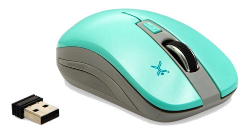 Mouse Inalámbrico Perfect Choice Essential 10m 2.4g Turquesa