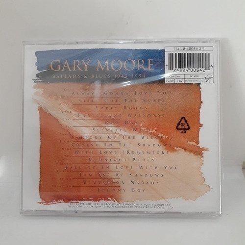 Gary Moore Ballads & Blues Cd Eu Musicovinyl