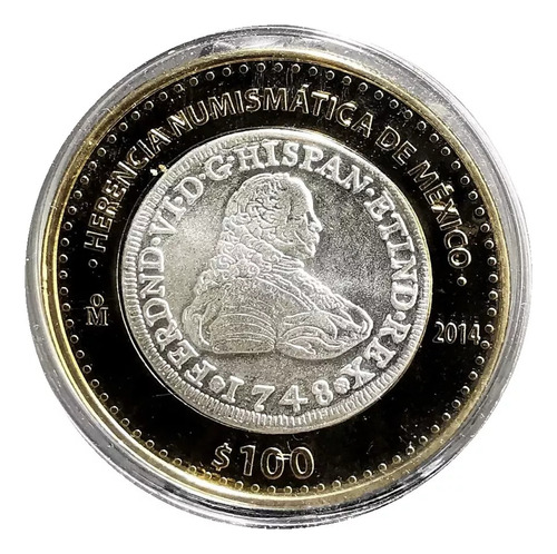 Moneda Herencia Numismática Serie I V 2014 8 Escudos