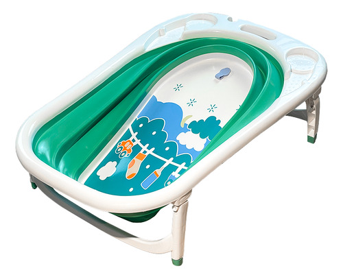 Bañito Plegable Para Bebés Con Diseño Supergym
