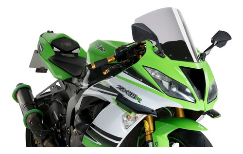 Imagem 3 de 3 de Bolha Puig R-racer Kawasaki Zx6r 636 2020/2022 Transparente