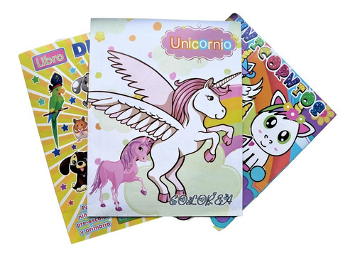 15 Libro Colorear + Crayola Niño Niña Piñata Fiesta Infantil