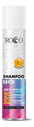 Shampoo En Seco Rocco® 200ml Reduce La Grasa