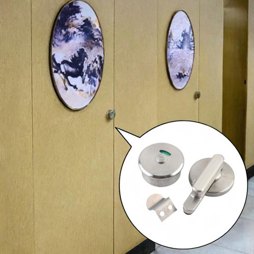 Partition Puerta Batio Baño Bolt Bolt Muerto Acero Argén