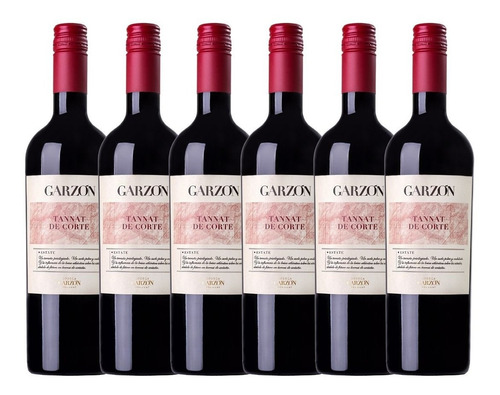 Vino Garzon Tannat De Corte 750 Ml X 6