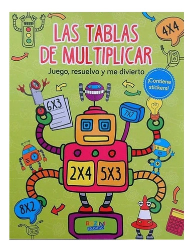 * Las Tablas De Multiplicar * Contiene Stickers