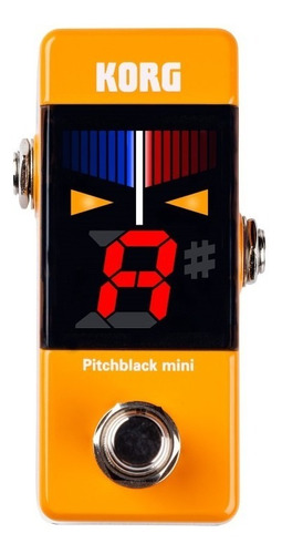 Afinador De Pedal Korg Pitchblack Pb Mini Negro - Plus