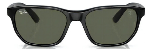 Óculos De Sol Preto Masculino Ray Ban Ferrari 0rb4404m Desenho Liso