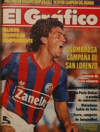 El Grafico 3507 Poster River Plate Campeon Mundo 1986