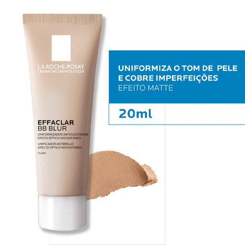 Imagem 3 de 6 de Uniformizador Effaclar Bb Blur Cor Clara 20ml La Roche-posay