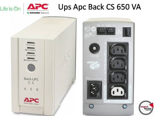 Ups Apc Back Cs 650 Va - Bk650ei