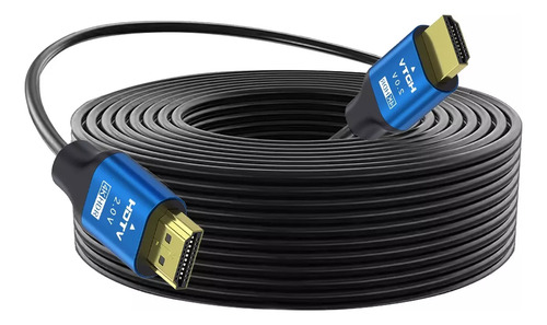 Cable Hd 10 Metros 4k 60hz Blindado Uso Rudo Alta Calidad Ordenador Compatible Decodificador Smart Box Ps4/5 Monitor Proyector Tv De Alta Calidad AOMU