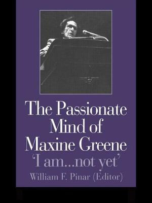 Libro The Passionate Mind Of Maxine Greene: 'i Am ... Not...