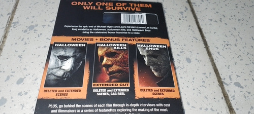 Halloween Trilogia En Dvd 2018- 2022 En Español Latino