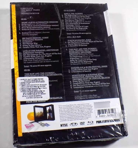 Pink Floyd The Early Years 1969 Dramatisation 2 Cds+dvd