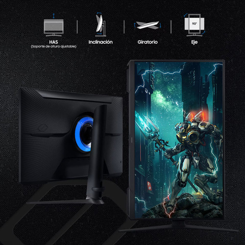 Monitor Gamer Samsung Odyssey 27 Va Fhd 180hz 1ms Hdmi/dp