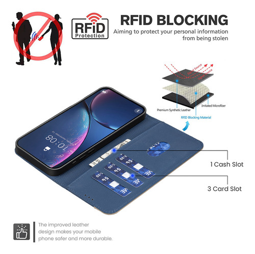 Funda Para Teléfono Samsung Galaxy A56 A36 A26 A16 A06 Funda De Piel Tipo Cartera
