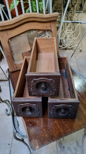 Antiguos Cajones En Madera Noble Máquina Singer (Usado)
