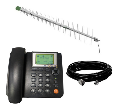 Telefone Antena Rural Celular Gsm Chip Claro Oi Tim 2g Sim