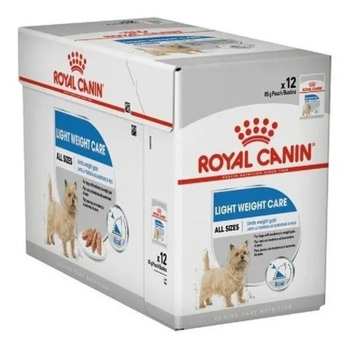 Caja Royal Canin Weight Care Dog Pouch (12x85g) 1.02kg Nuska