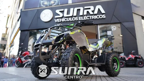 Mini Cuatri Electrico Sunra Atv 800w Niños + Casco / E
