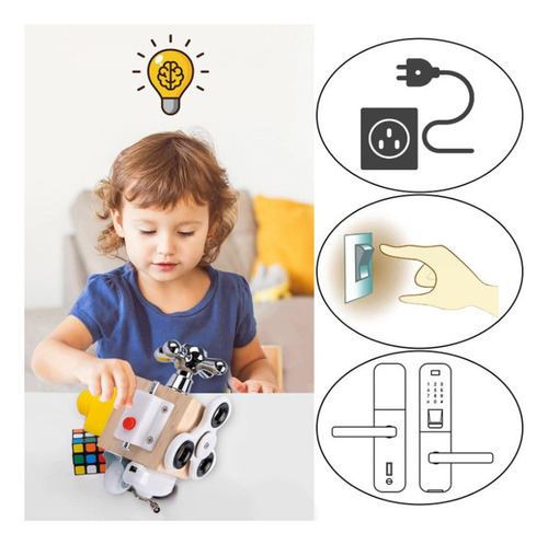 Pp Cubo De Juguete For Ansiedad Busy Board, Juguete