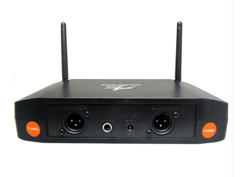 Imagen 3 de 6 de Microfono Inalambrico Uhf Doble American Sound Twm-332mr