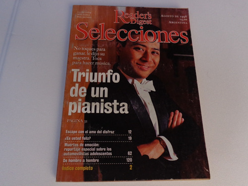 Revista Selecciones Del Readers Digest Agosto 1998 Español