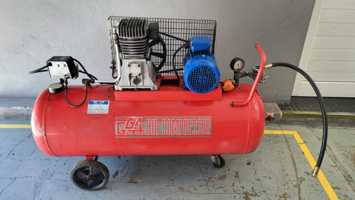 Compresor De Aire 150 Lts 3hp Trifasico Italiano Funcionando