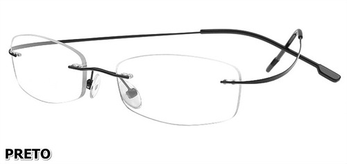 Armação P/ Óculos De Grau Sem Aro Em Titanium - 9 Cores