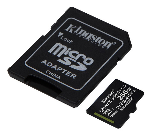 Kit 2 Kingston Memoria Micro Sd 256gb A1 Barata Mayoreo