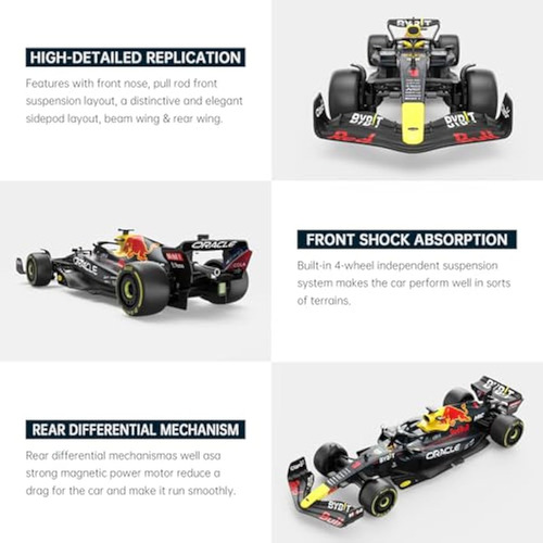 Rastar Red Bull F1 - Coche Rc A Escala 1/18 -
