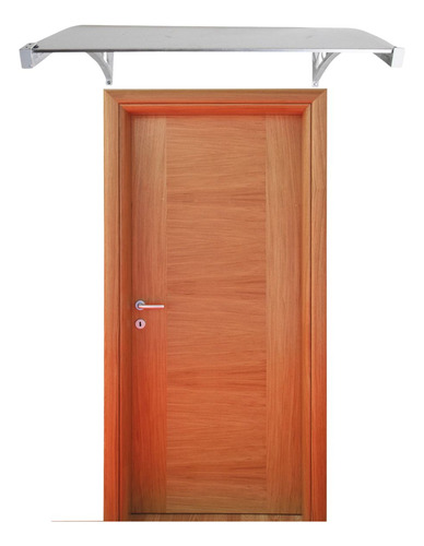 Toldo Fixo Cobertura Proteção 1,00mx0,90cm Ideal Para Portas
