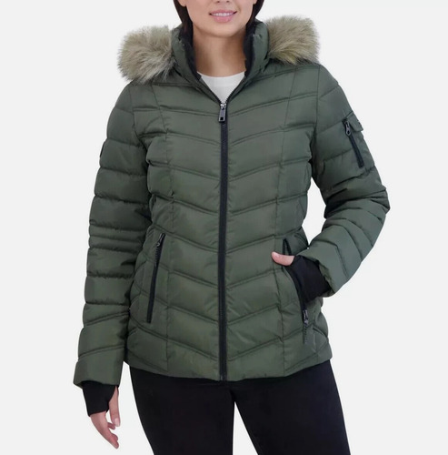 Jaqueta Náutica Puffer Com Capuz