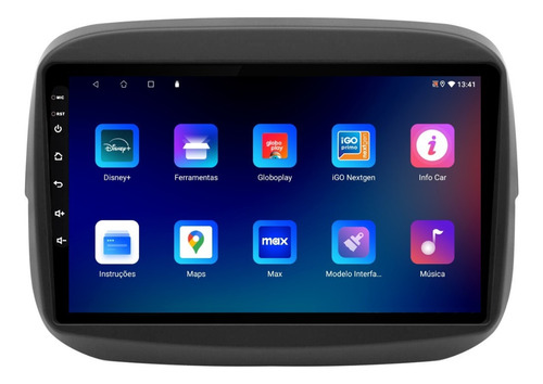 Multimidia Fiat Mobi Like 2016-2023 Android 64gb Carplay 9p