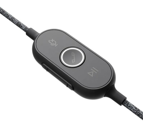 Imagen 2 de 3 de Audifono Alambrico Logitech Zone Wired Con Noise Cancelling