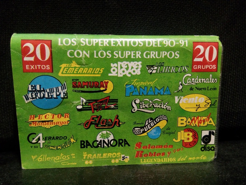 Super Grupos Disa - Los Super Exitos 90-91 (casete Original)