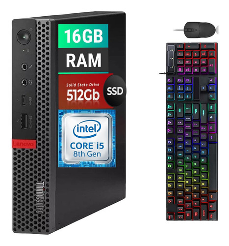Lenovo Thinkcentre M920q Tiny Mini Cpu Intel I5 8ª 16g 512g (Reacondicionado)