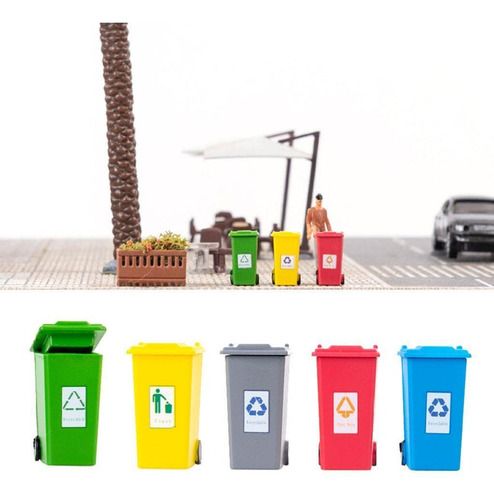 Bs Suministros De Oficina Mini Bote De Reciclaje De 1: 100