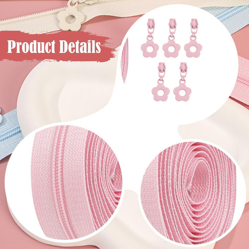 Cremalleras De Nailon En Espiral, Cremalleras De Costura Con